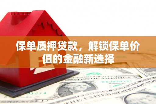 曲沃保单质押贷款，解锁保单价值的金融新选择