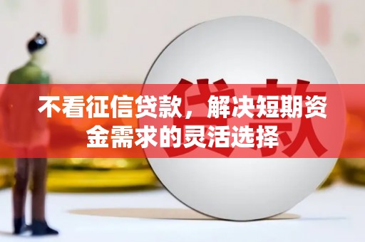 曲沃不看征信贷款，解决短期资金需求的灵活选择