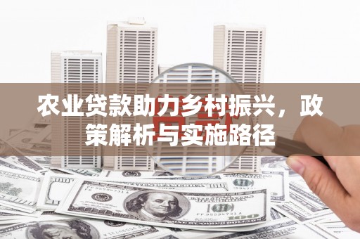 曲沃农业贷款助力乡村振兴，政策解析与实施路径
