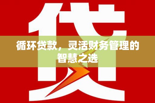 曲沃循环贷款，灵活财务管理的智慧之选