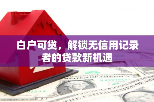曲沃白户可贷，解锁无信用记录者的贷款新机遇