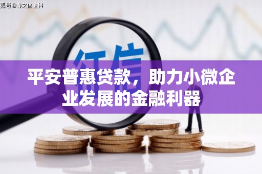 曲沃平安普惠贷款，助力小微企业发展的金融利器