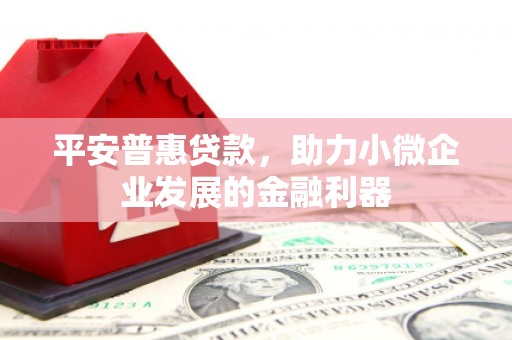 曲沃平安普惠贷款，助力小微企业发展的金融利器